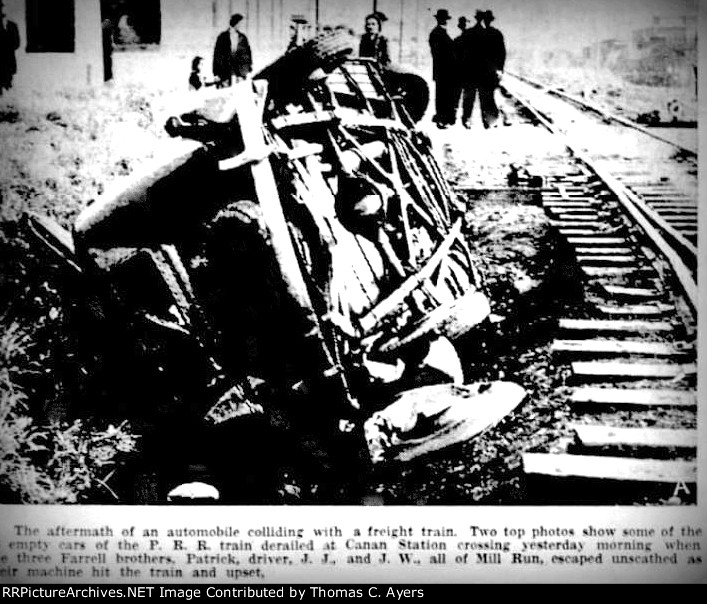 PRR Wreck At Canan Station, #3 of 3, 1940